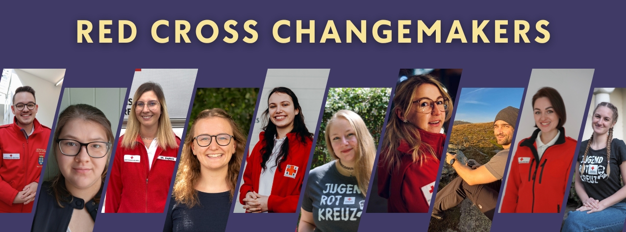 Die jungen Red Cross Changemakers aus 2025 werden gezeigt