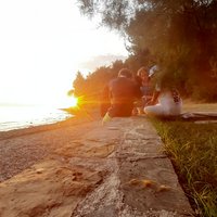 Sonnenuntergang am Meer