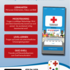 Plakat mit Screenshot der Sicher im Wasser App