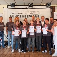 Team bei Siegerehrung