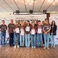 Team bei Siegerehrung