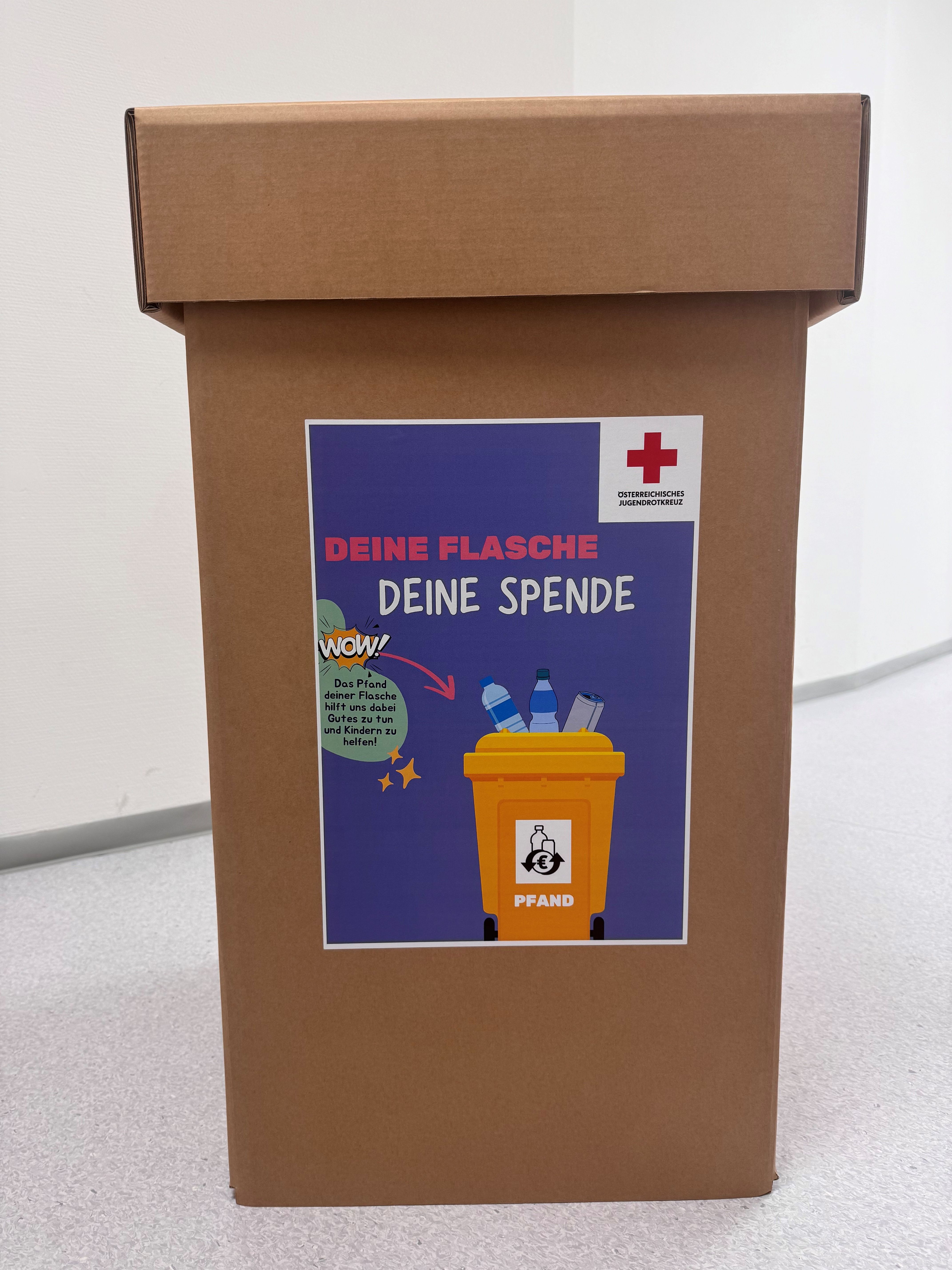 Pfandflaschen spenden – Jugendrotkreuz